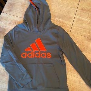 Boys sz 10/12 adidas hoodie sweatshirt